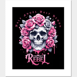 Rebel Half-Angel Half-Demon Posters and Art